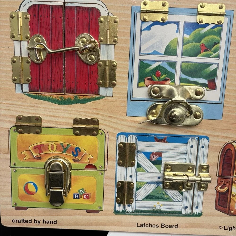 Vintage Rare Melissa And Doug Light Camera Interaction Doors‎ Puzzle Toy